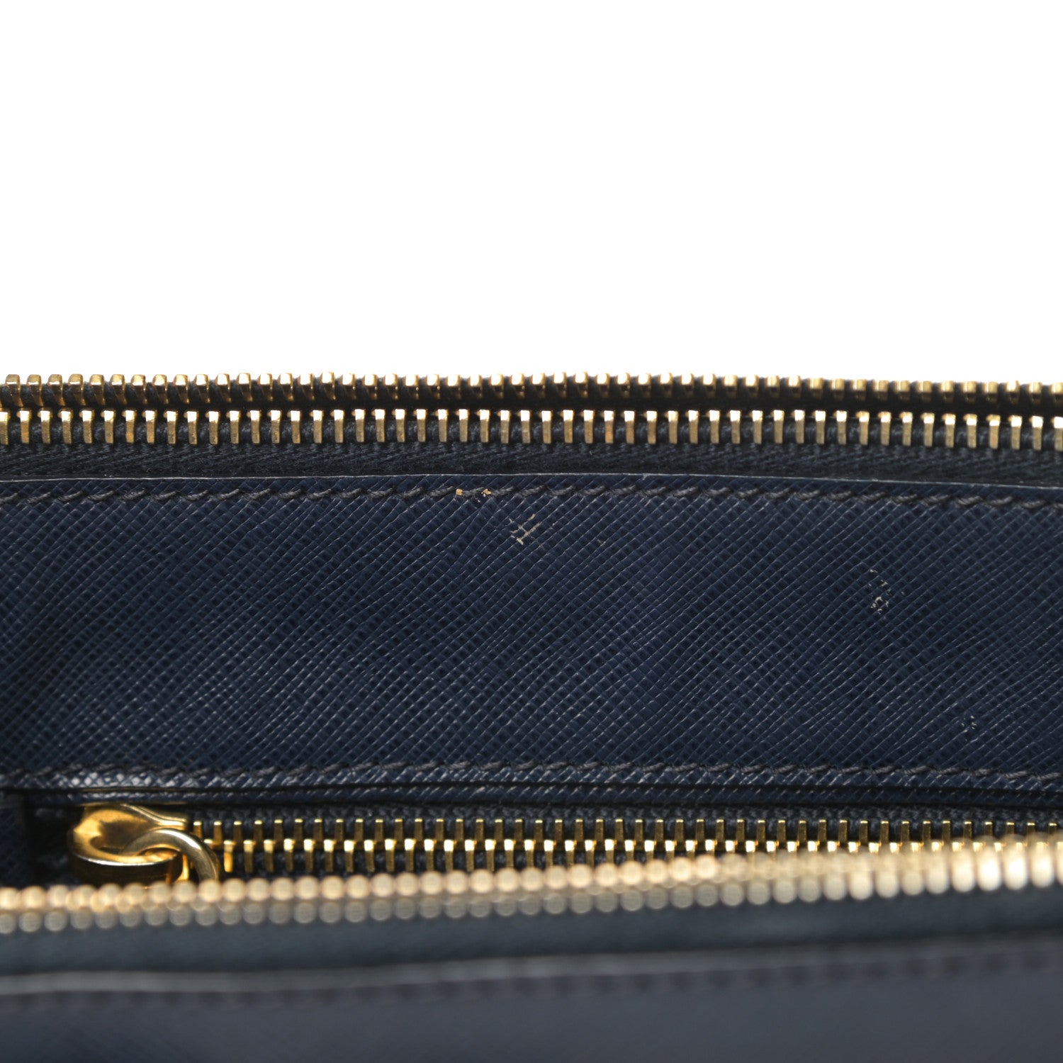 Prada Saffiano Small Galleria Double Zip Tote Bluette 16 of 22