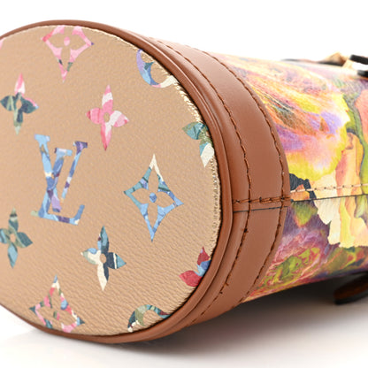 Louis Vuitton Metallic Monogram LV Garden Nano Bucket Bag Gold 8 of 9