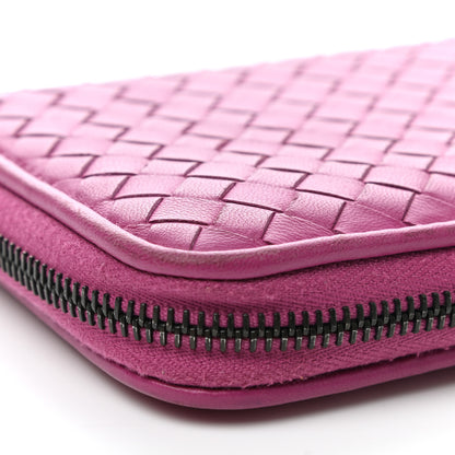 Bottega Veneta Nappa Intrecciato Zip Around Wallet Ametista 8 of 11