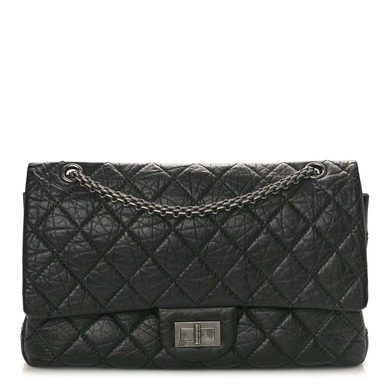 Chanel Aged Calfskin Quilted 2.55 Reissue 227 Flap Black 1 of 11