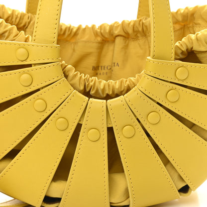 Bottega Veneta French Calfskin Small Shell Bag Yellow 11 of 11