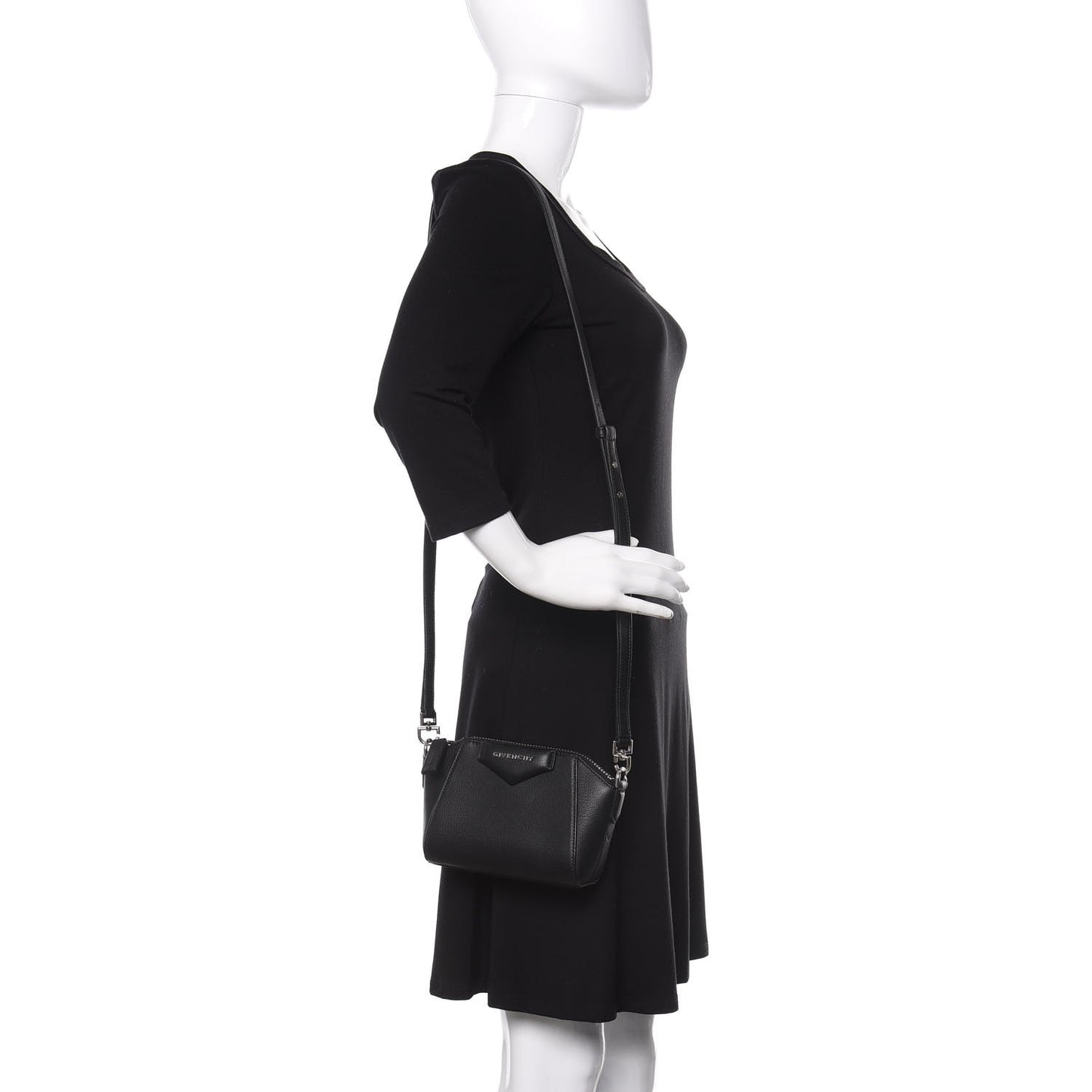 Sugar Goatskin Nano Antigona Black