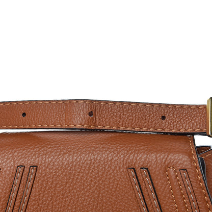 Chloe Calfskin Mini Marcie Round Crossbody Bag Tan 11 of 13