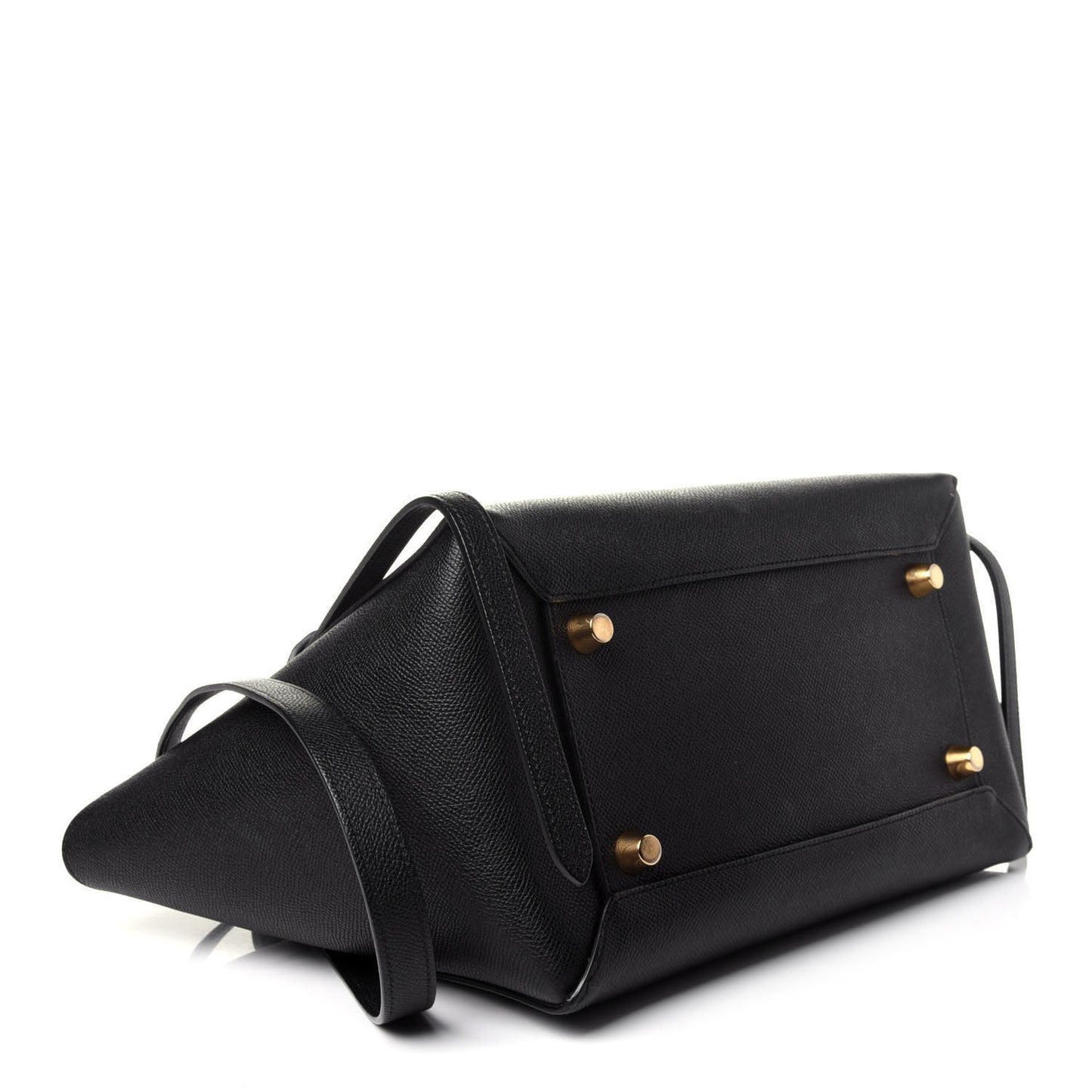 Grained Calfskin Small Belt Bag Black