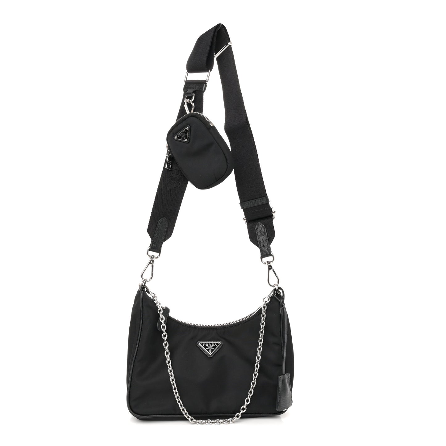 Nylon Re-Edition 2005 Shoulder Bag Black