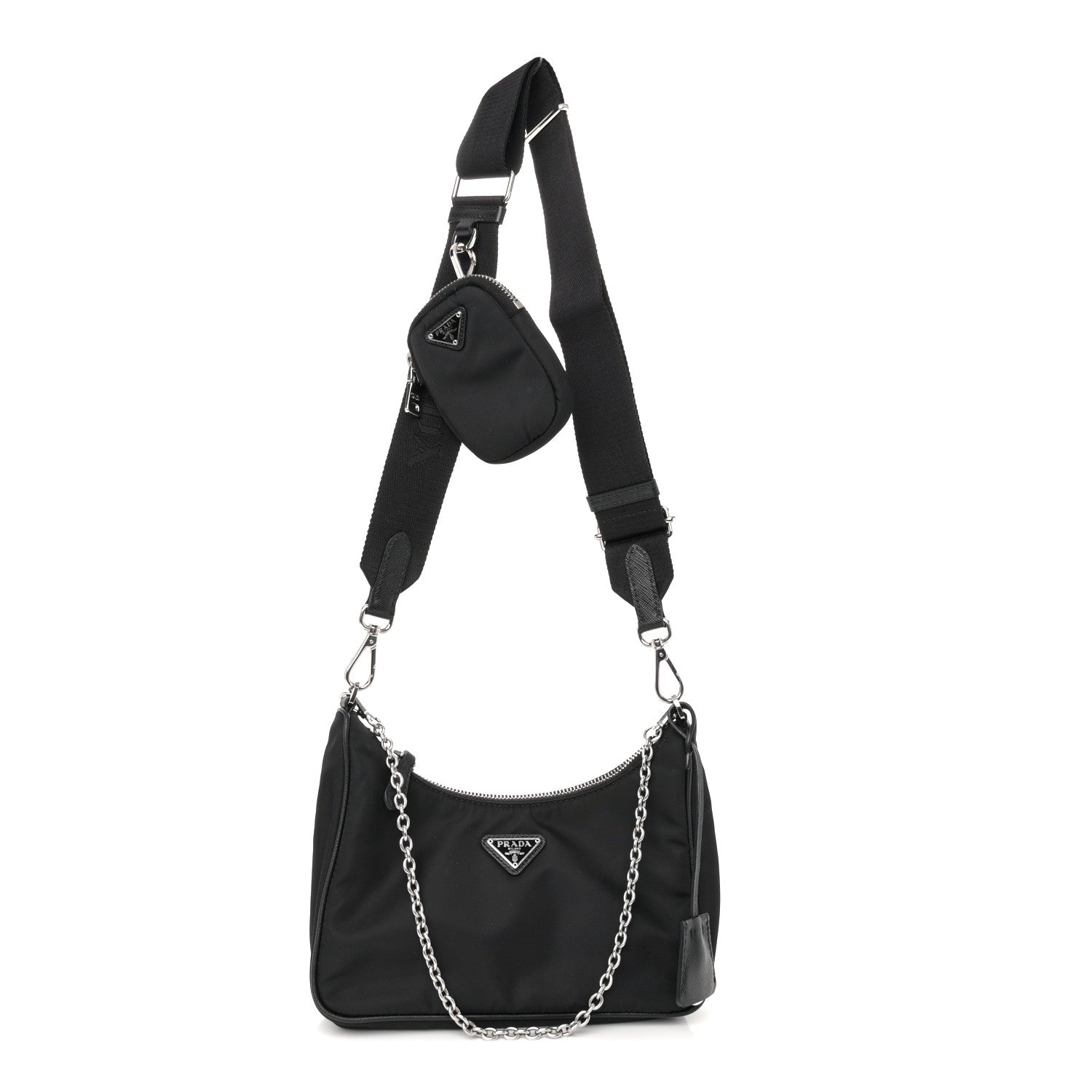 Prada Nylon Re-Edition 2005 Shoulder Bag Black 1 of 11
