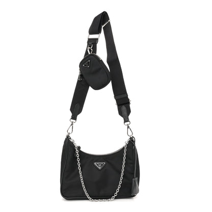Prada Nylon Re-Edition 2005 Shoulder Bag Black 1 of 11