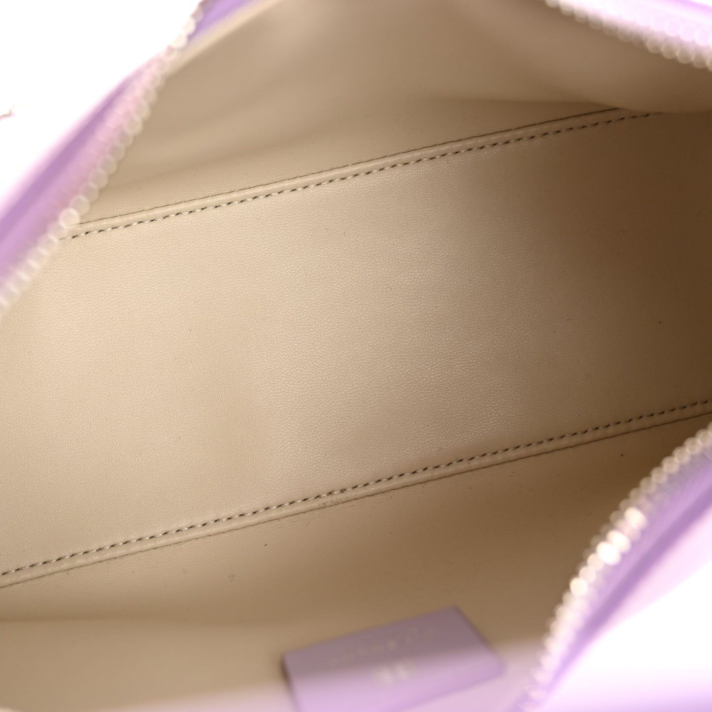 Smooth Calfskin Small Moon Cut Out Shoulder Bag Mauve