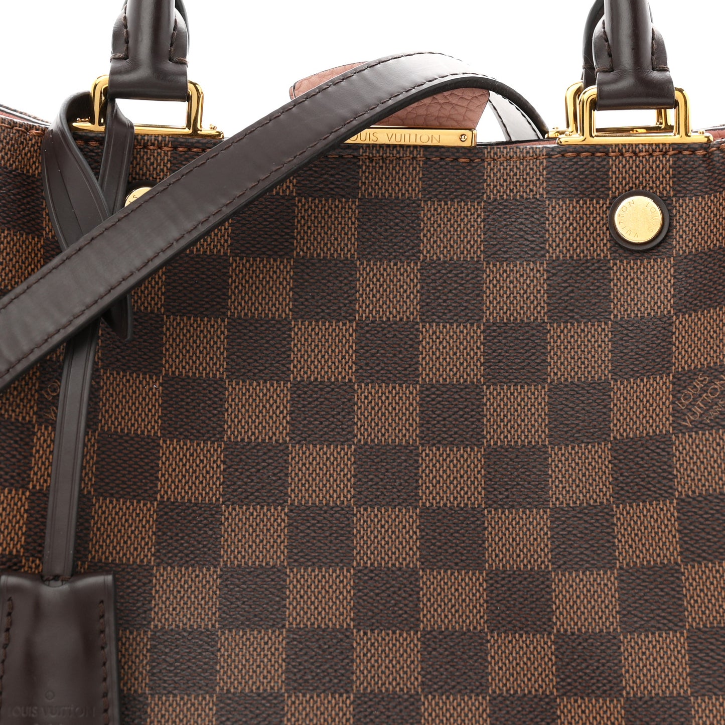 Damier Ebene Cuir Taurillon Brittany Magnolia