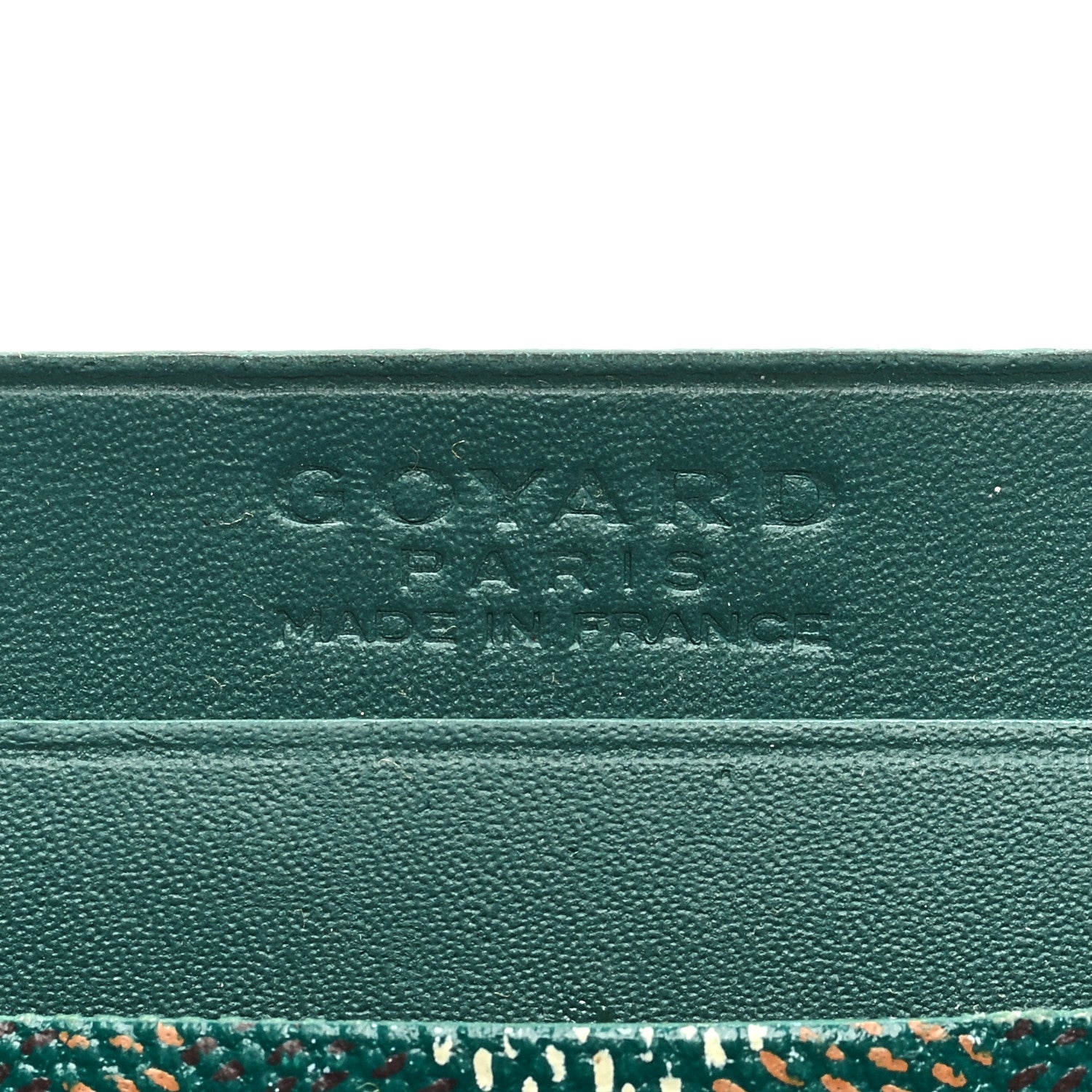 Goyard Goyardine Saint Sulpice Card Holder Green 6 of 7