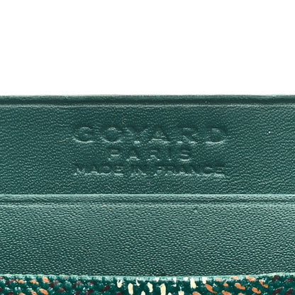 Goyard Goyardine Saint Sulpice Card Holder Green 6 of 7