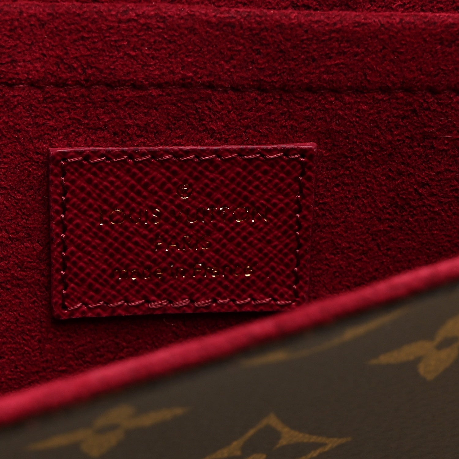 Louis Vuitton Monogram Pochette Felicie Chain Wallet Fuchsia 7 of 10