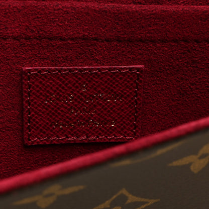 Louis Vuitton Monogram Pochette Felicie Chain Wallet Fuchsia 7 of 10