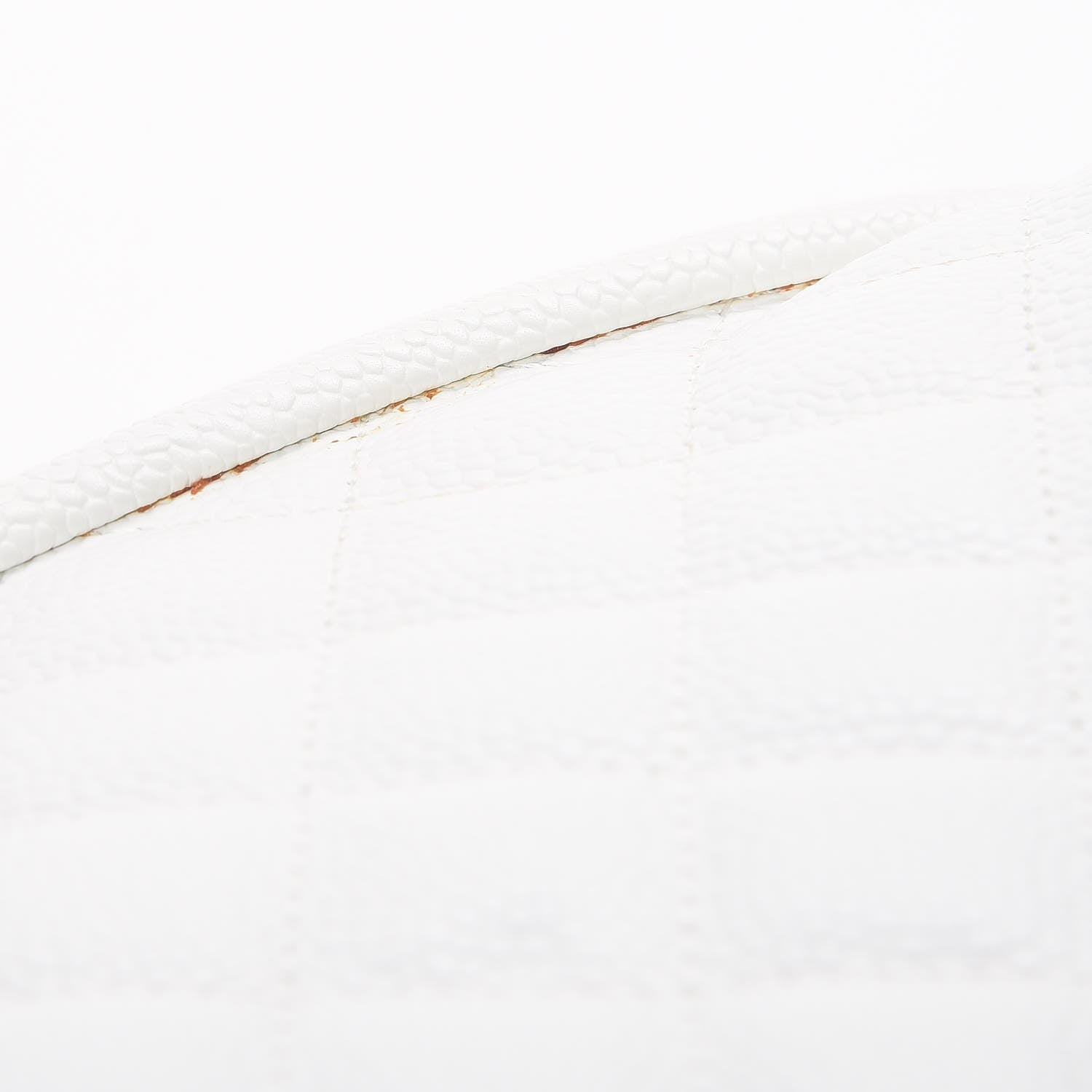 Chanel Caviar Quilted Timeless Clutch White 13 of 14