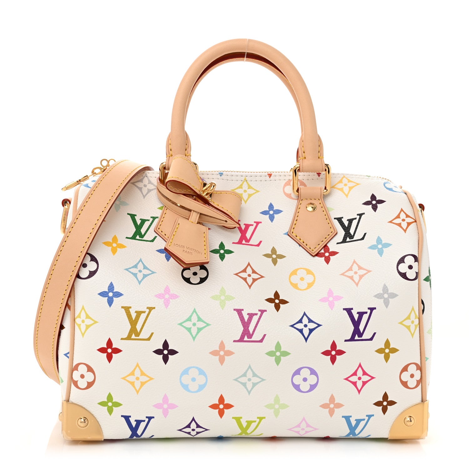 Louis Vuitton LV X TM Monogram Multicolor Speedy Bandouliere 25 White 1 of 9