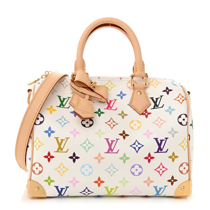 Louis Vuitton LV X TM Monogram Multicolor Speedy Bandouliere 25 White 1 of 9