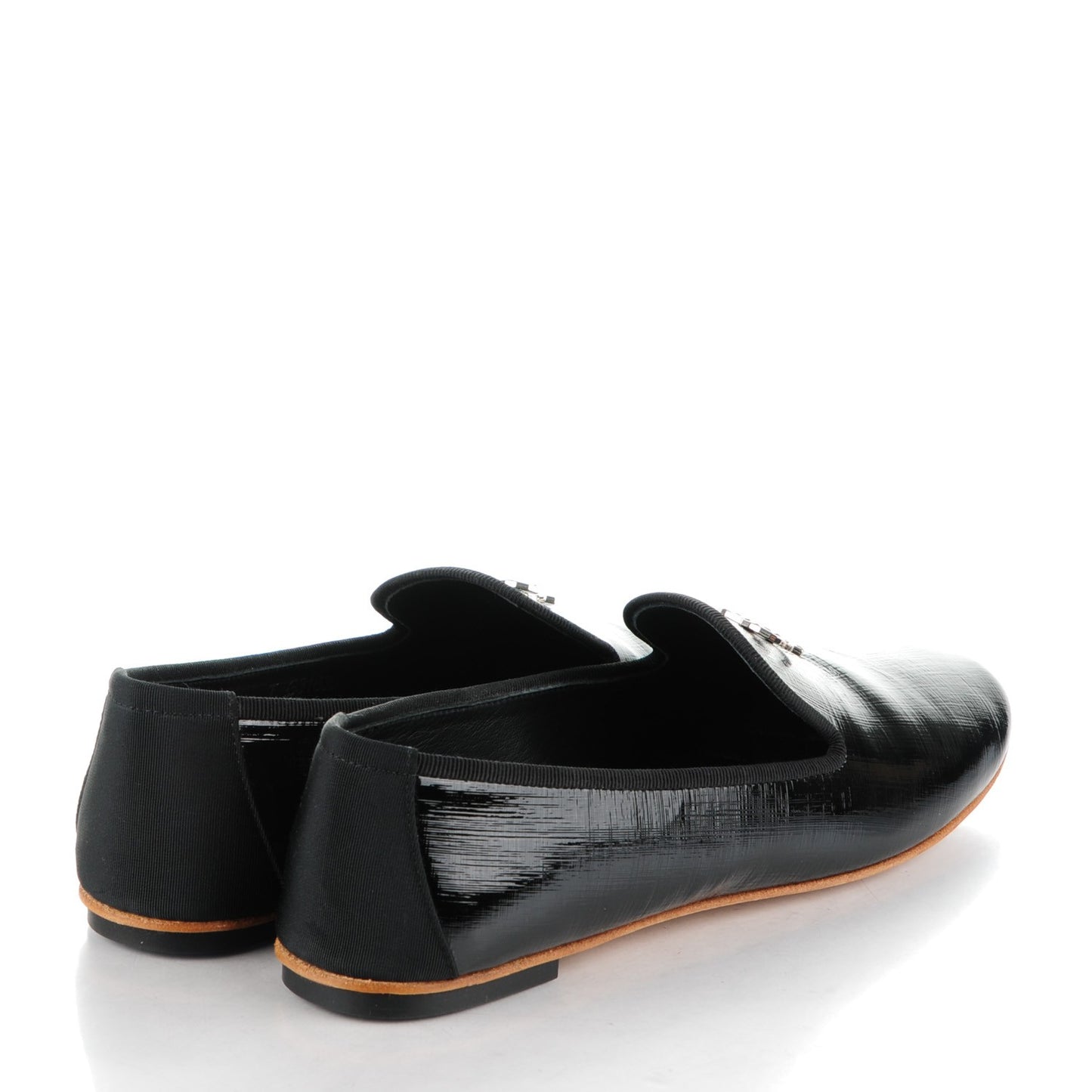 Patent CC Loafers 38 Black