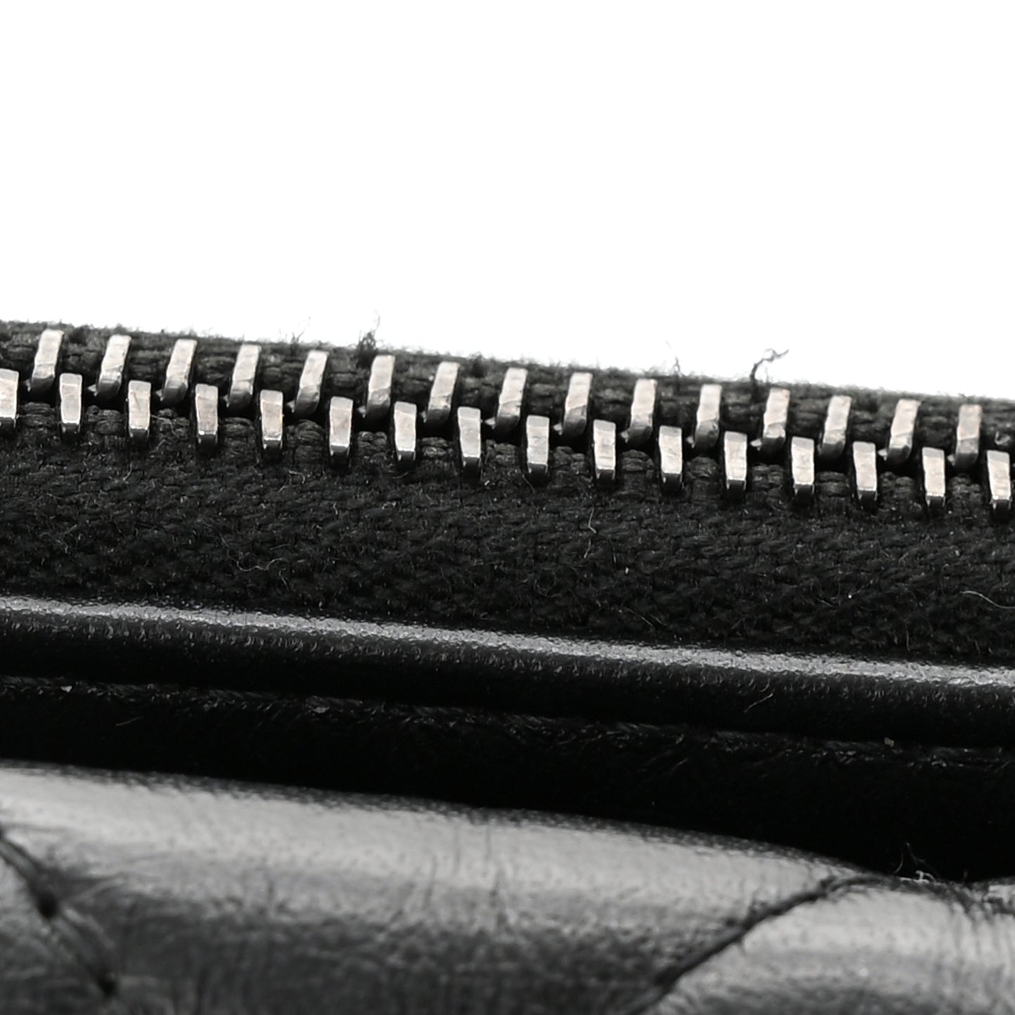Aged Calfskin Quilted 2.55 Reissue Phone Holder With Chain So Black