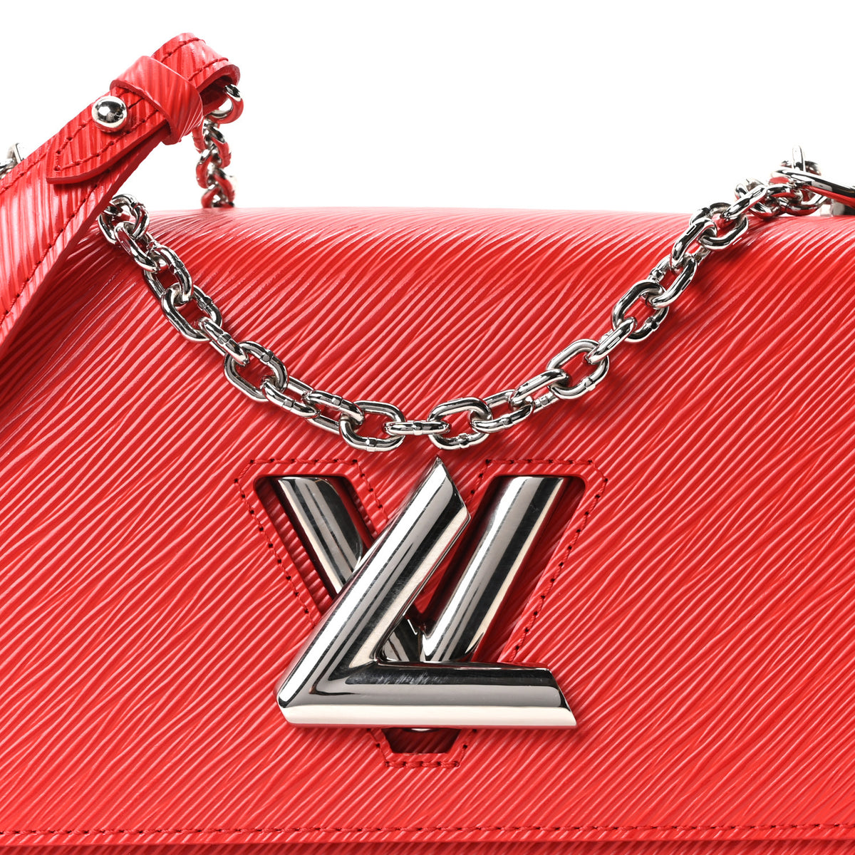 Louis Vuitton Epi Twist Shoulder Bag MM Coquelicot 7 of 10