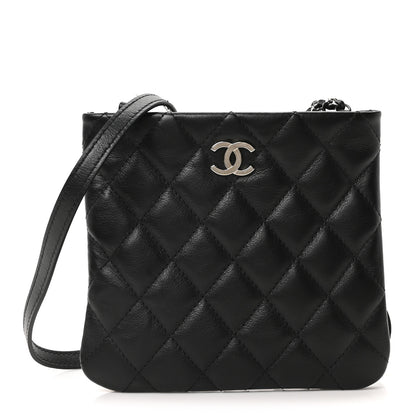 Chanel Calfskin Quilted Crossbody Bag Black 1 of 10