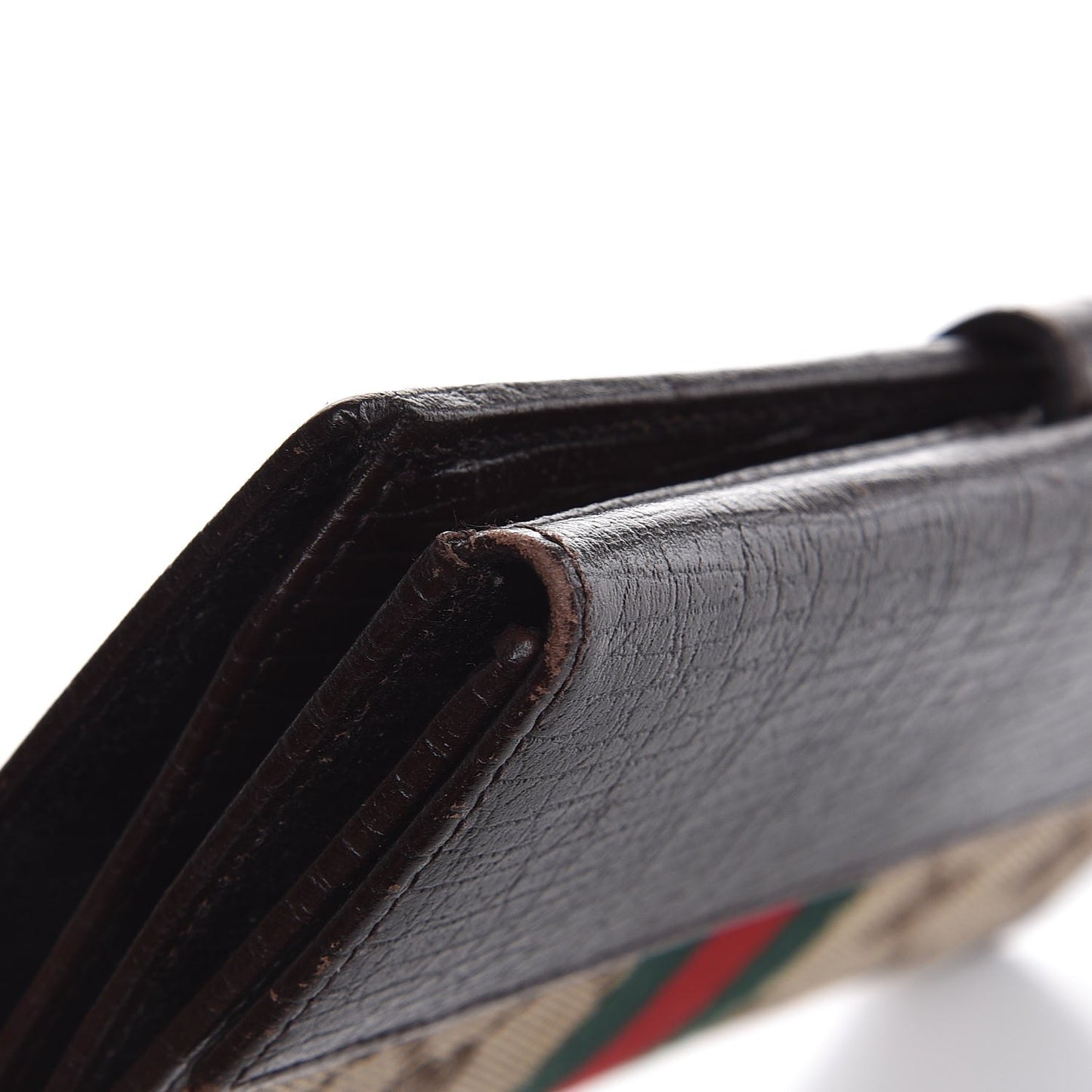 Monogram Calfskin Web Blake Continental Wallet Brown