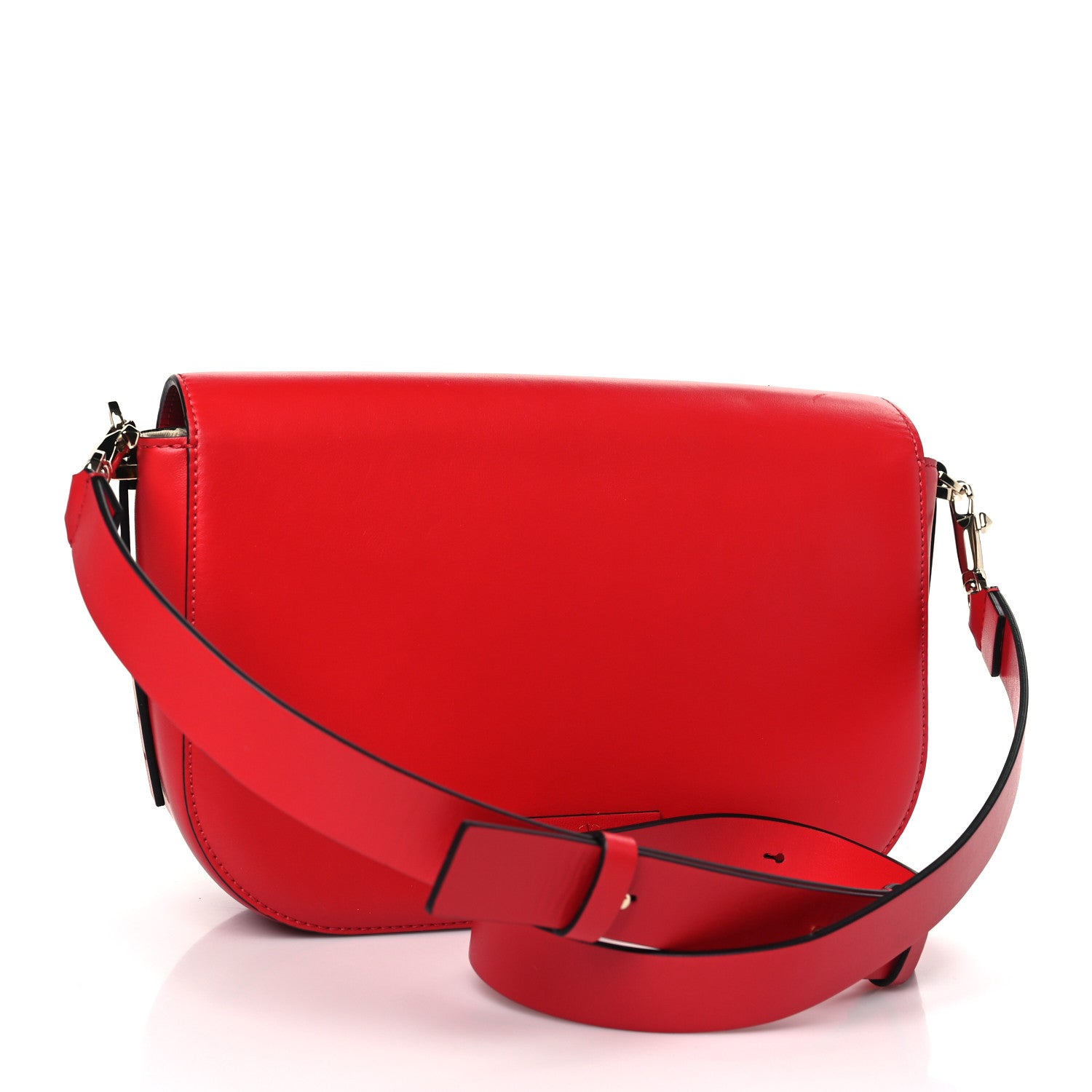 Valentino Garavani Calfskin VLogo Walk Shoulder Bag Rouge Pur 3 of 8