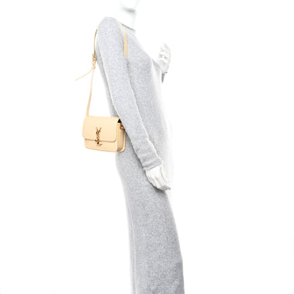 Saint Laurent Smooth Calfskin Small Solferino Satchel Ivory Natural 2 of 10