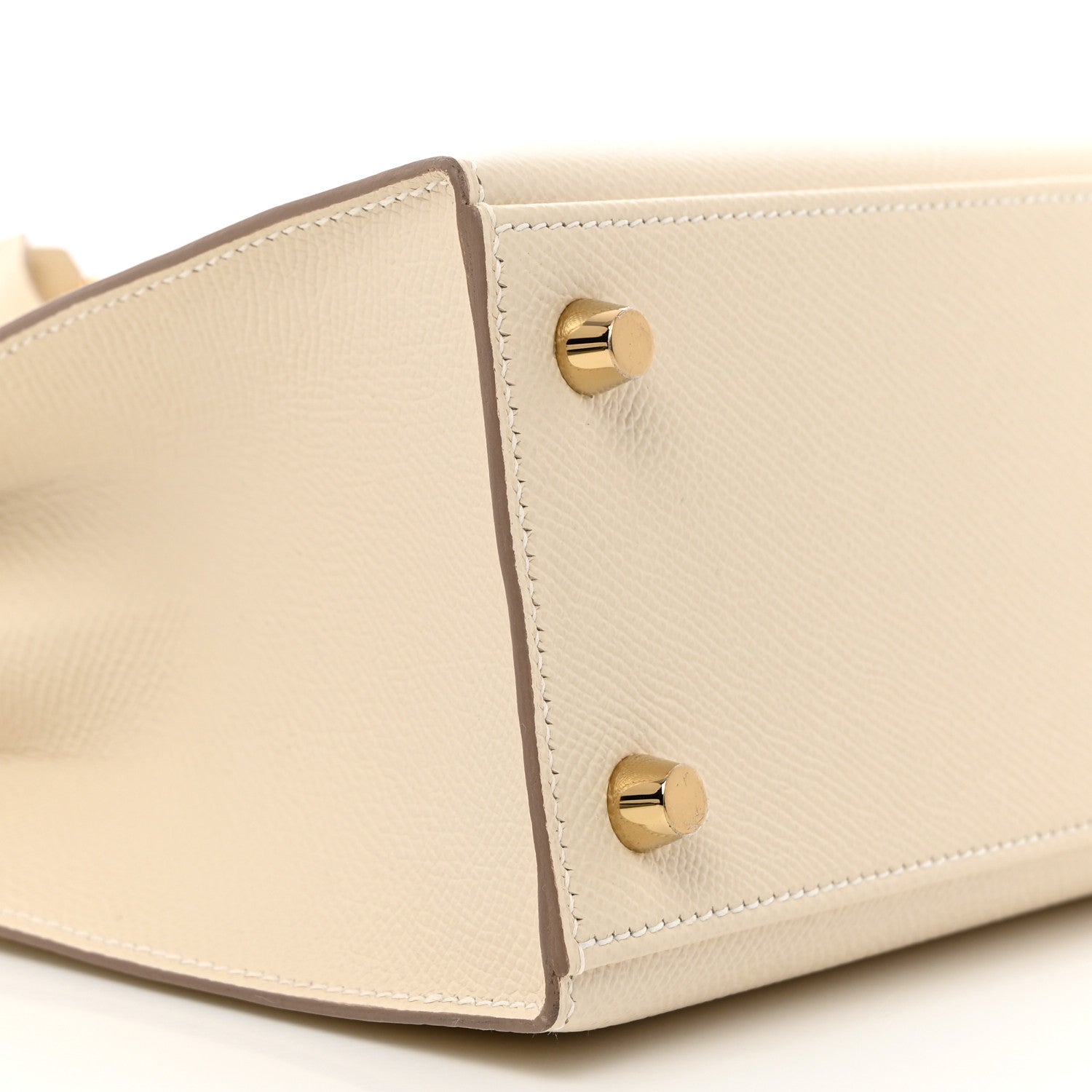 Hermes Epsom Kelly Sellier 25 Craie 9 of 11