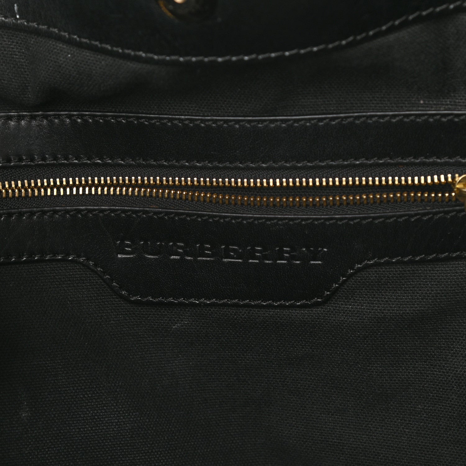 Burberry House Check Small Canterbury Tote Black 6 of 18