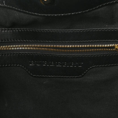 Burberry House Check Small Canterbury Tote Black 6 of 18