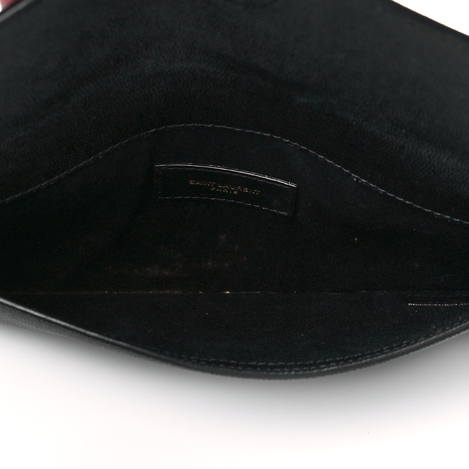 Saint Laurent Grain De Poudre Uptown Pouch Black 5 of 11