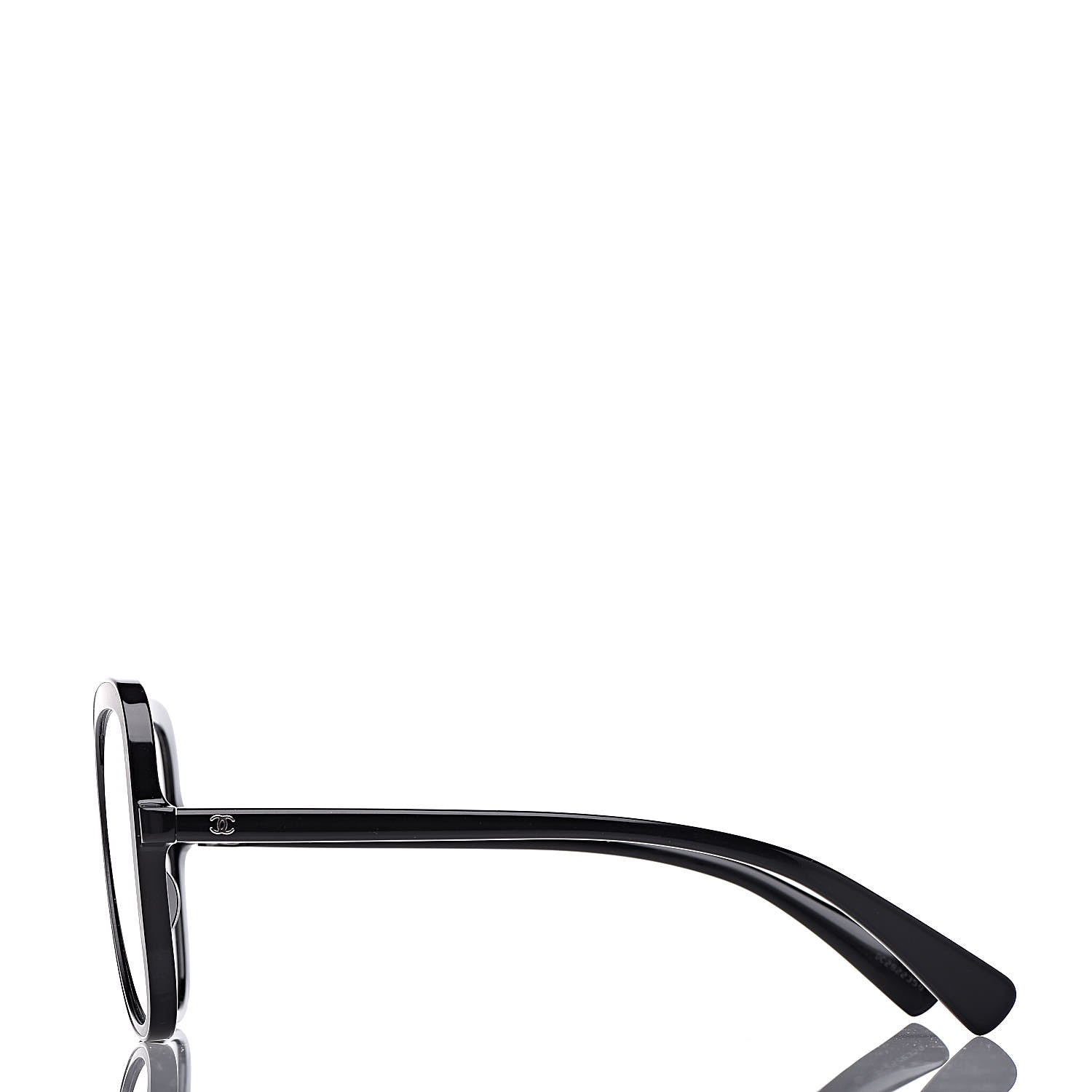 Chanel Clip On Sunglasses 71231A Black Mirror Grey 6 of 11
