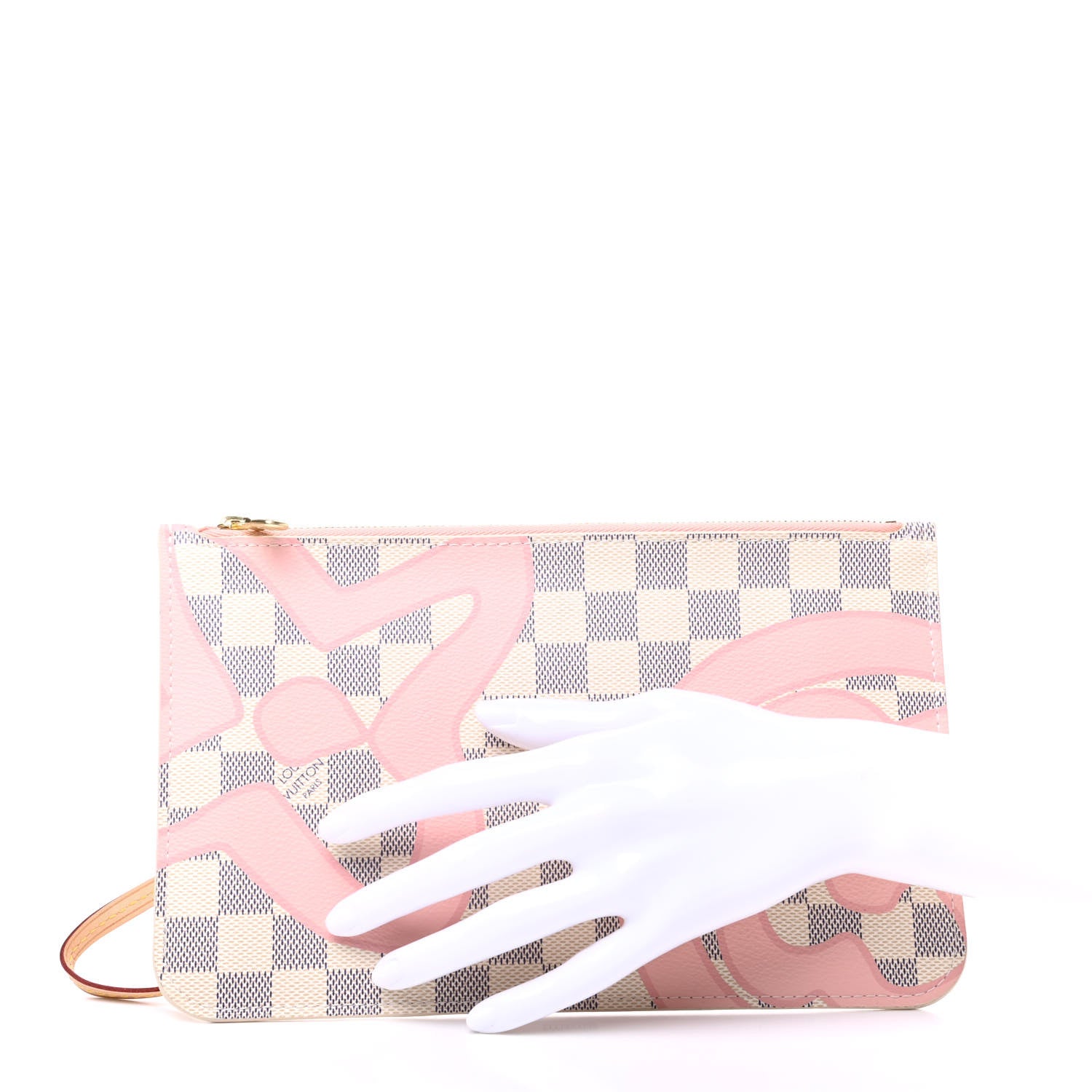 Louis Vuitton Damier Azur Tahitienne Neverfull MM GM Pochette 2 of 6