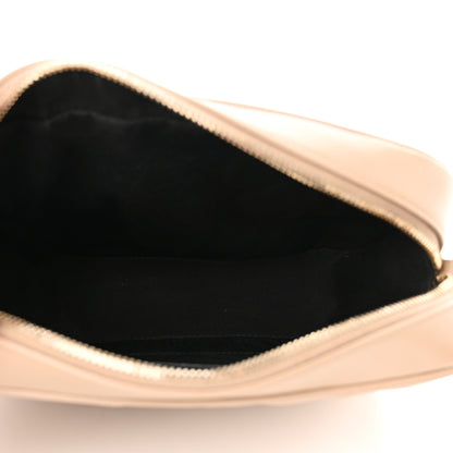 Saint Laurent Calfskin Matelasse Monogram Lou Camera Bag Dark Beige 5 of 11