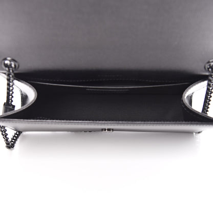 Saint Laurent Grain De Poudre Medium Classic Monogram Kate Satchel Black 5 of 9