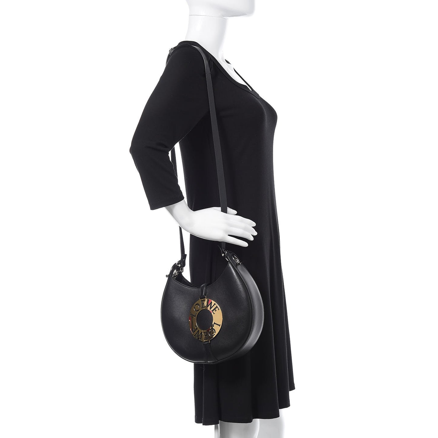 Calfskin Small Joyce Bag Black