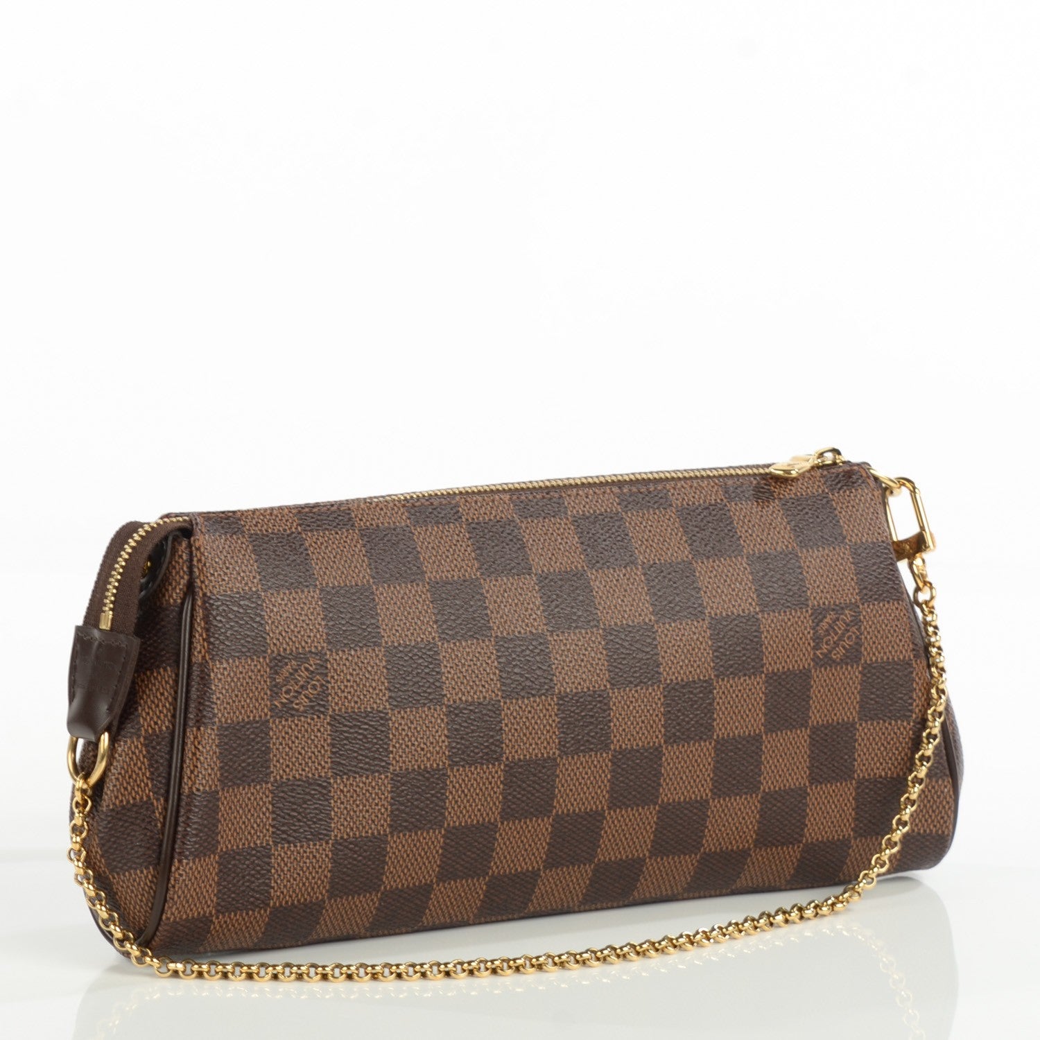 Louis Vuitton Damier Ebene Eva Clutch 3 of 7