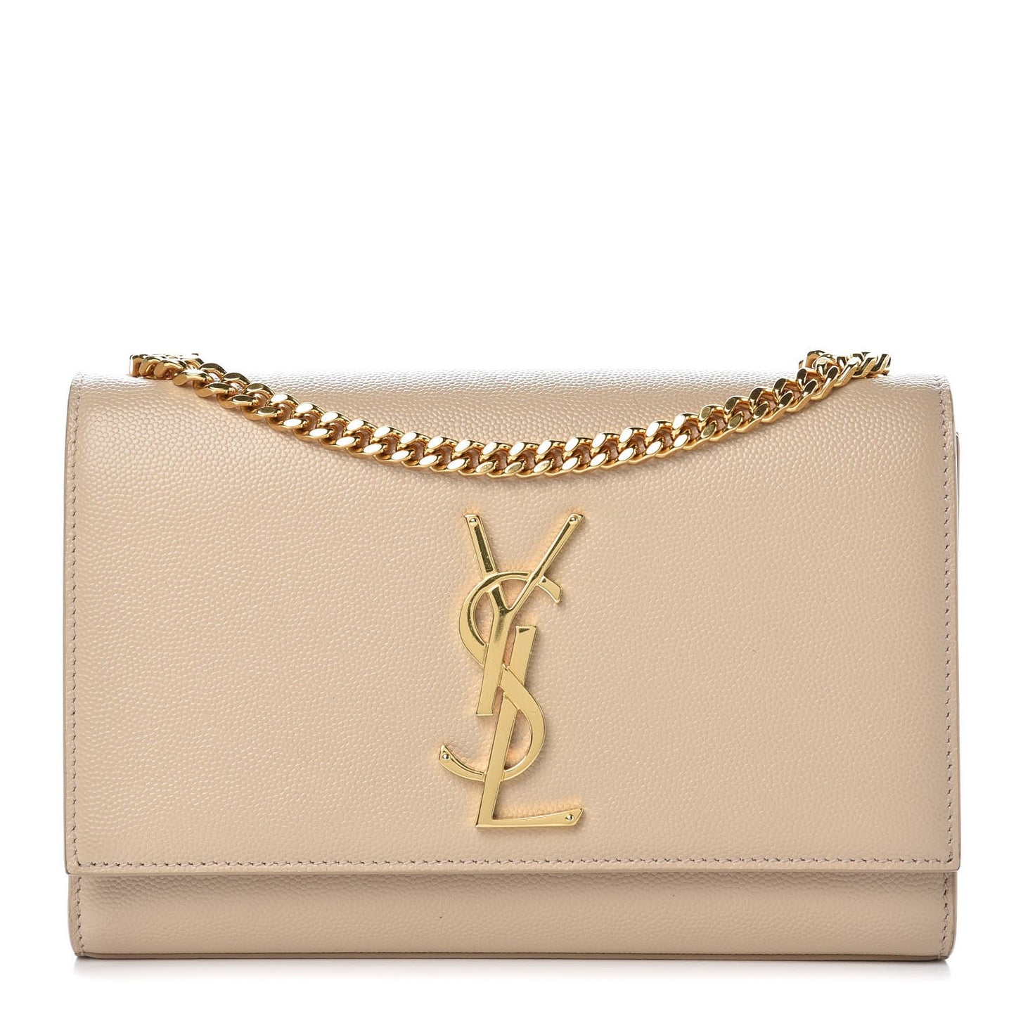 Grain De Poudre Small Monogram Kate Satchel Nude Powder