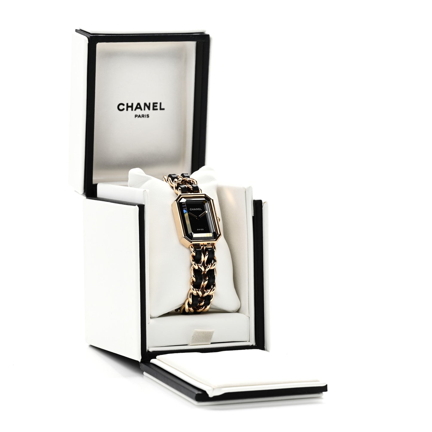Stainless Steel Lambskin 20mm Chain Premiere Quartz Watch Gold