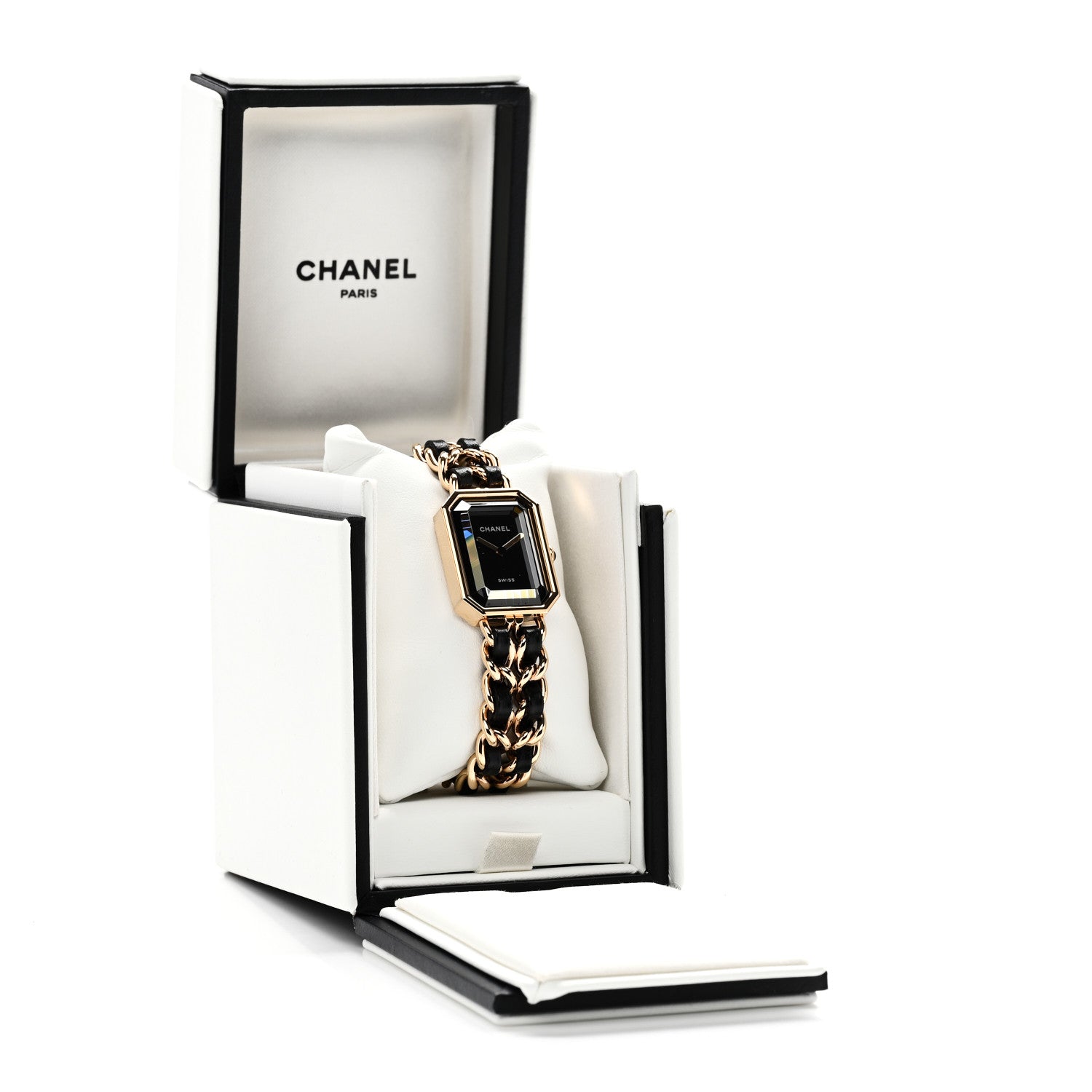 Chanel Stainless Steel Lambskin 20mm Chain Premiere Quartz Watch Gold 5 of 5