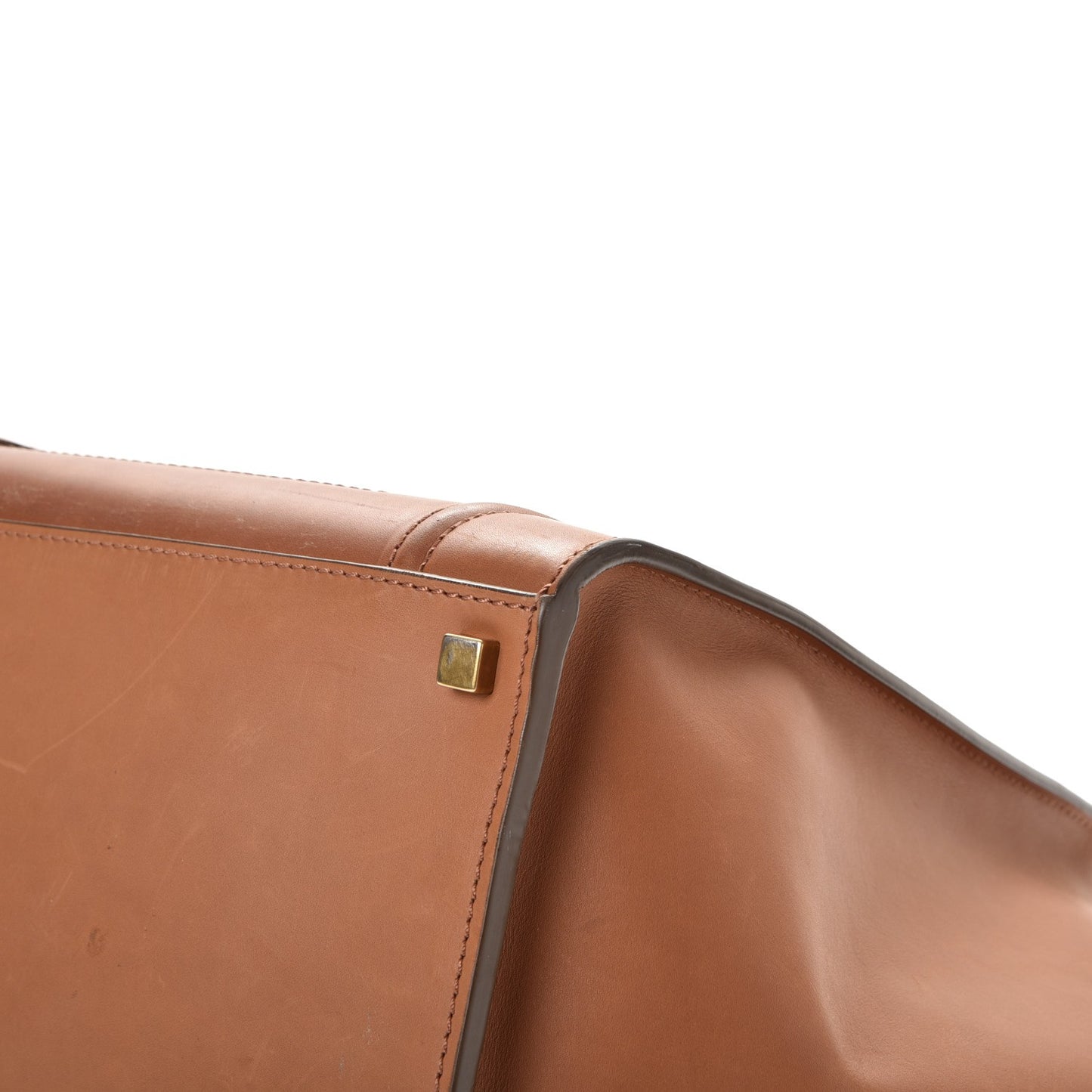Natural Calfskin Medium Phantom Luggage Tan