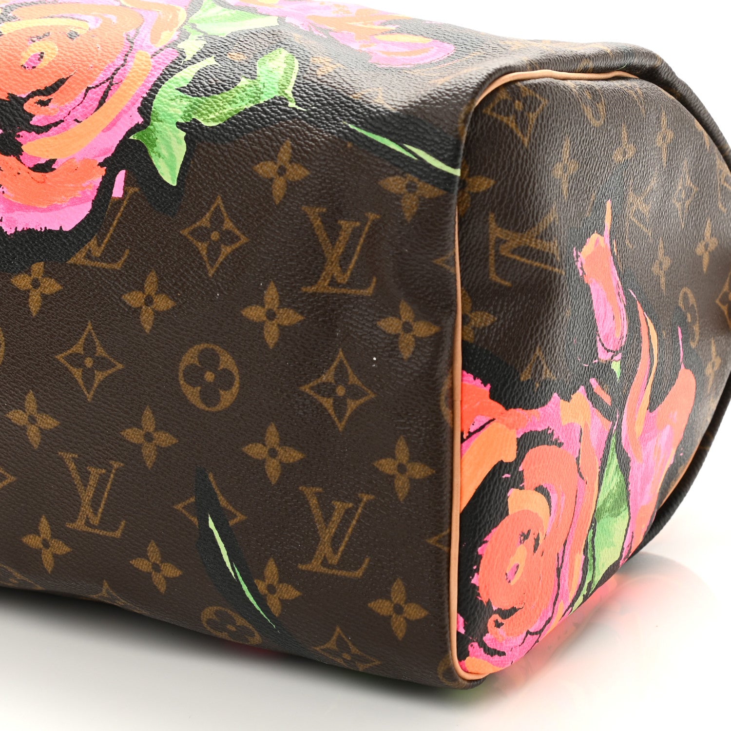 Louis Vuitton Monogram Roses Speedy 30 10 of 11