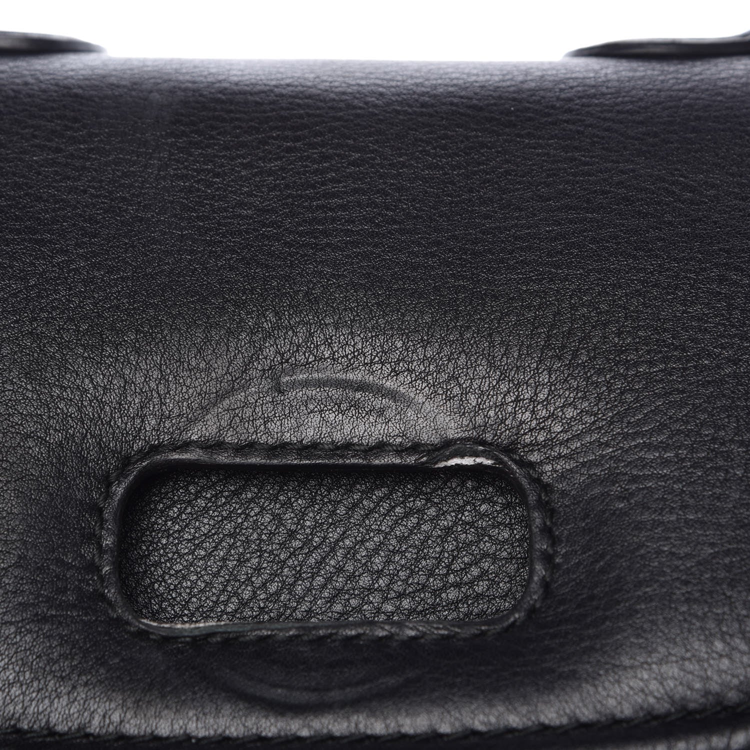 Gucci Calfskin Large New Bamboo Top Handle Bag Black 11 of 13