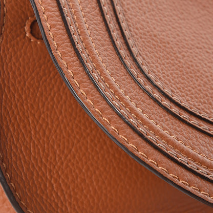 Chloe Calfskin Mini Marcie Round Crossbody Bag Tan 11 of 11