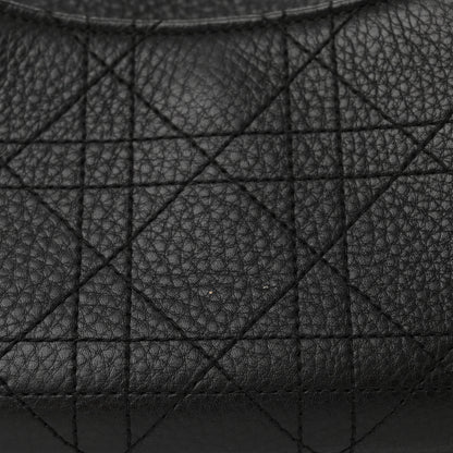 Christian Dior Deerskin Cannage Stitched Boston Black 12 of 14