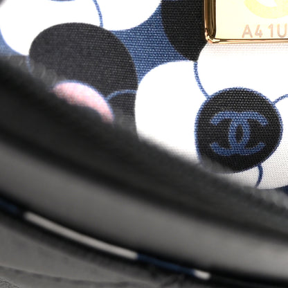 Chanel Lambskin Quilted Enamel CC Wallet On Chain WOC Black 7 of 11