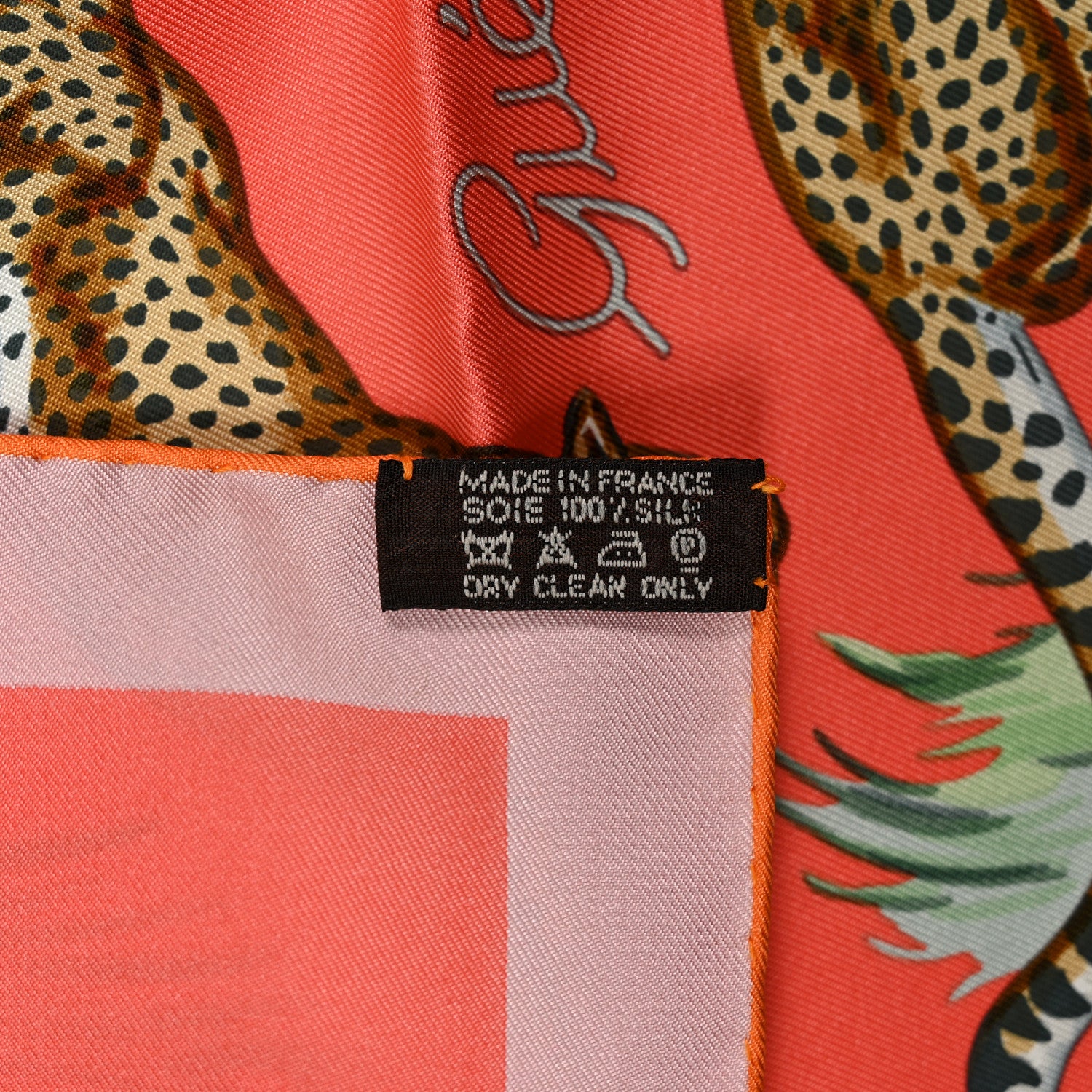 Hermes Silk Guepards Scarf 90 4 of 4