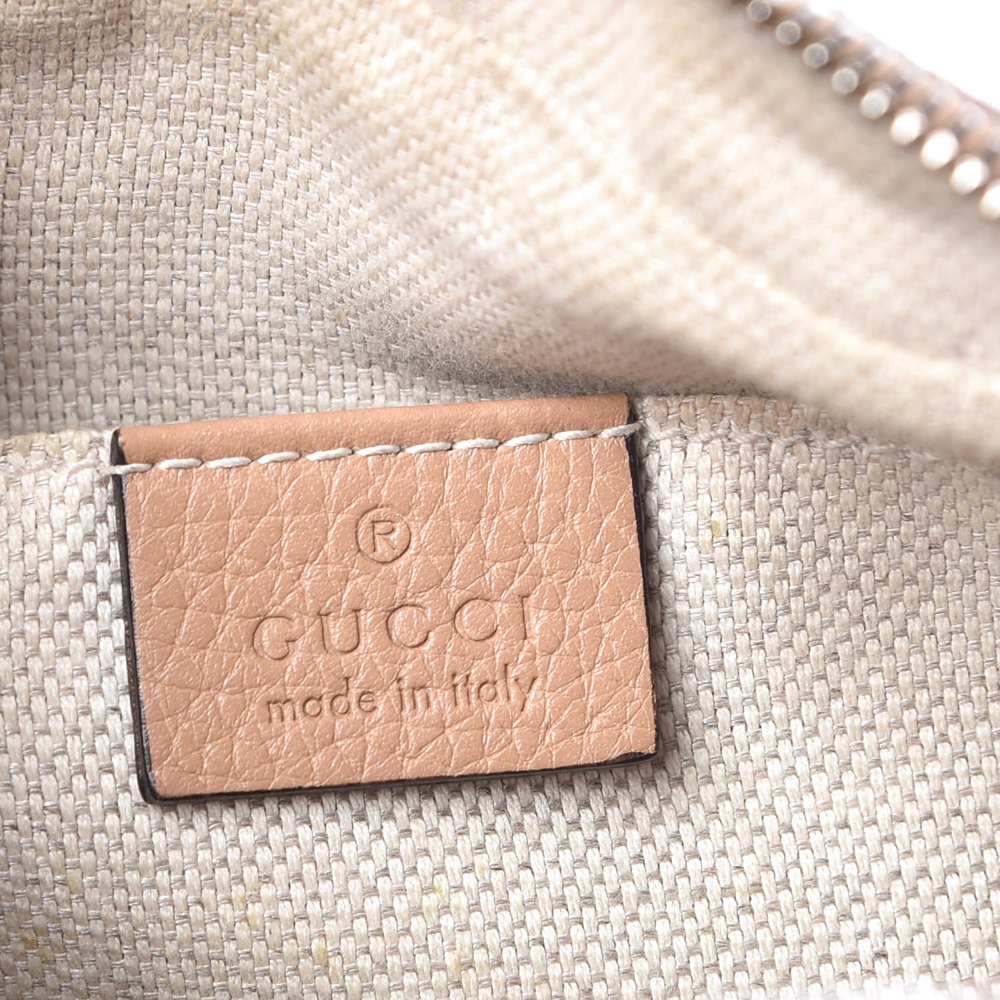 Pebbled Calfskin Small Soho Disco Bag Camelia