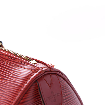 Louis Vuitton Epi Speedy 25 Castillan Red 11 of 12