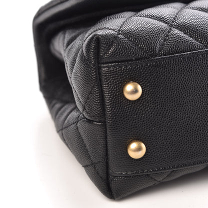 Chanel Caviar Quilted Mini Coco Handle Flap Black 8 of 10
